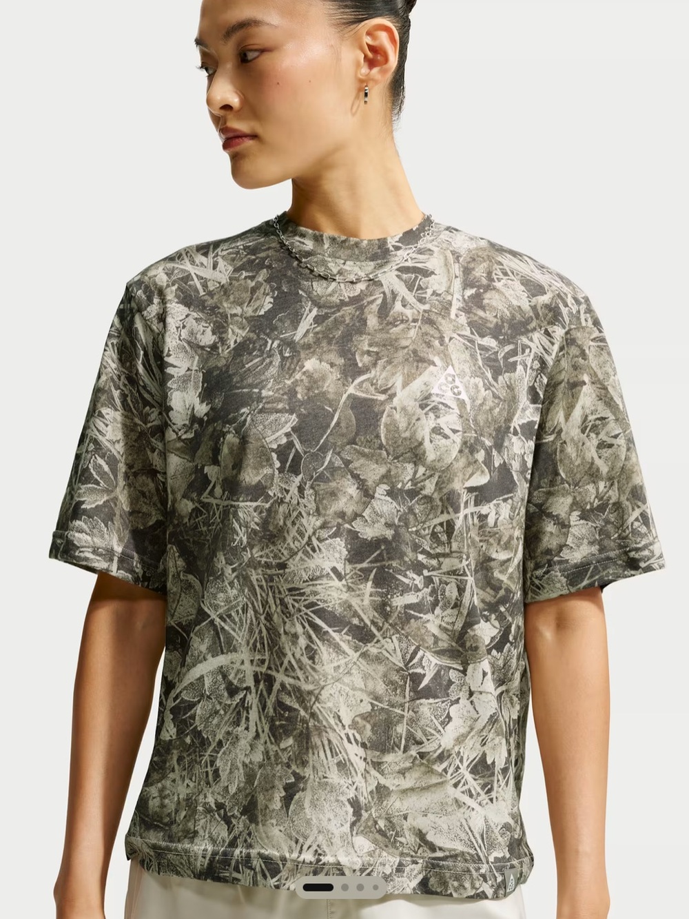 NWT! ACG "Chamo Camo" Women's Dri-FIT Trail Running T-Shirt